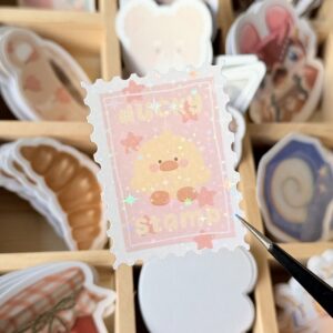 Stickers timbre canard