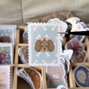 Stickers timbre teckel