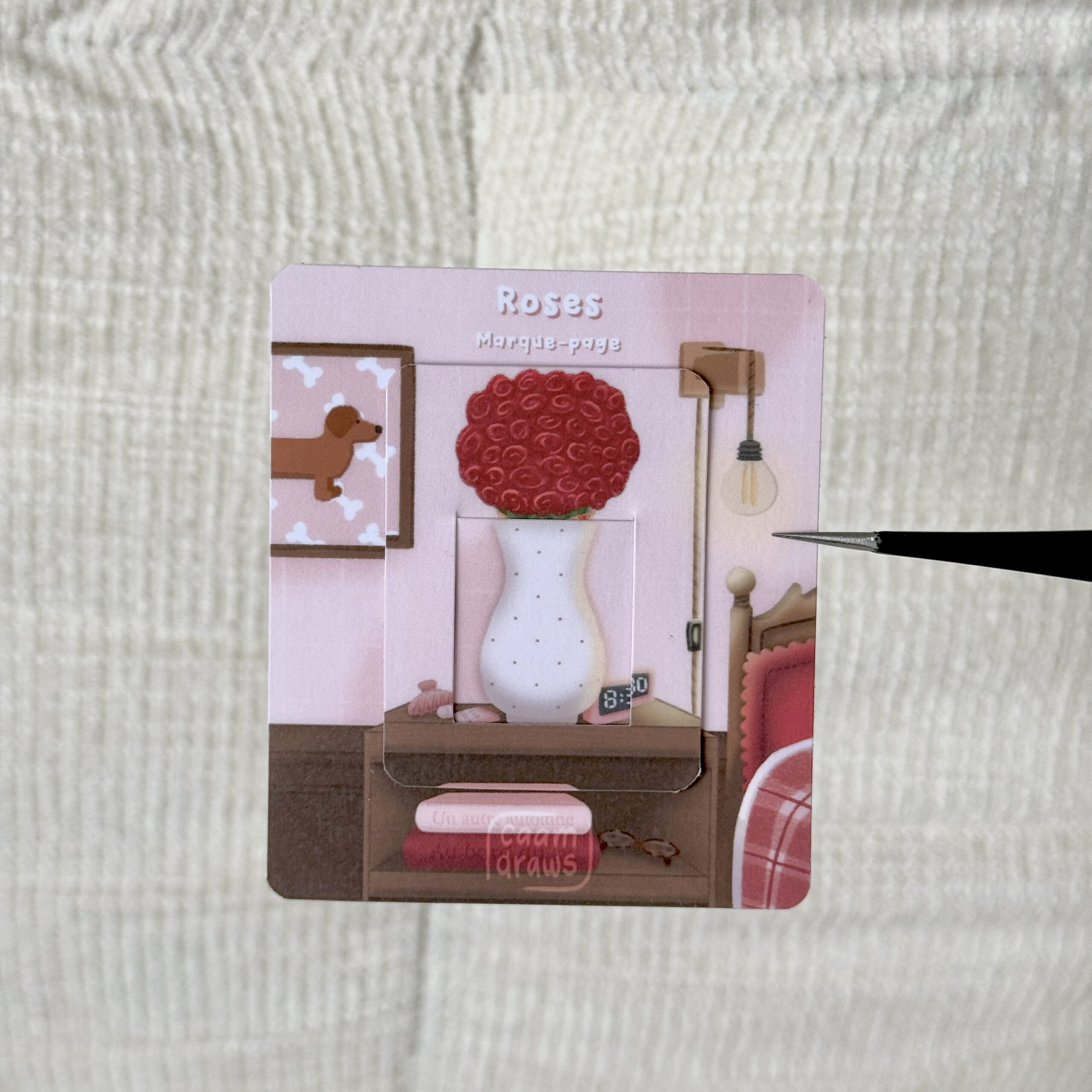 Marque-page Roses – Image 2