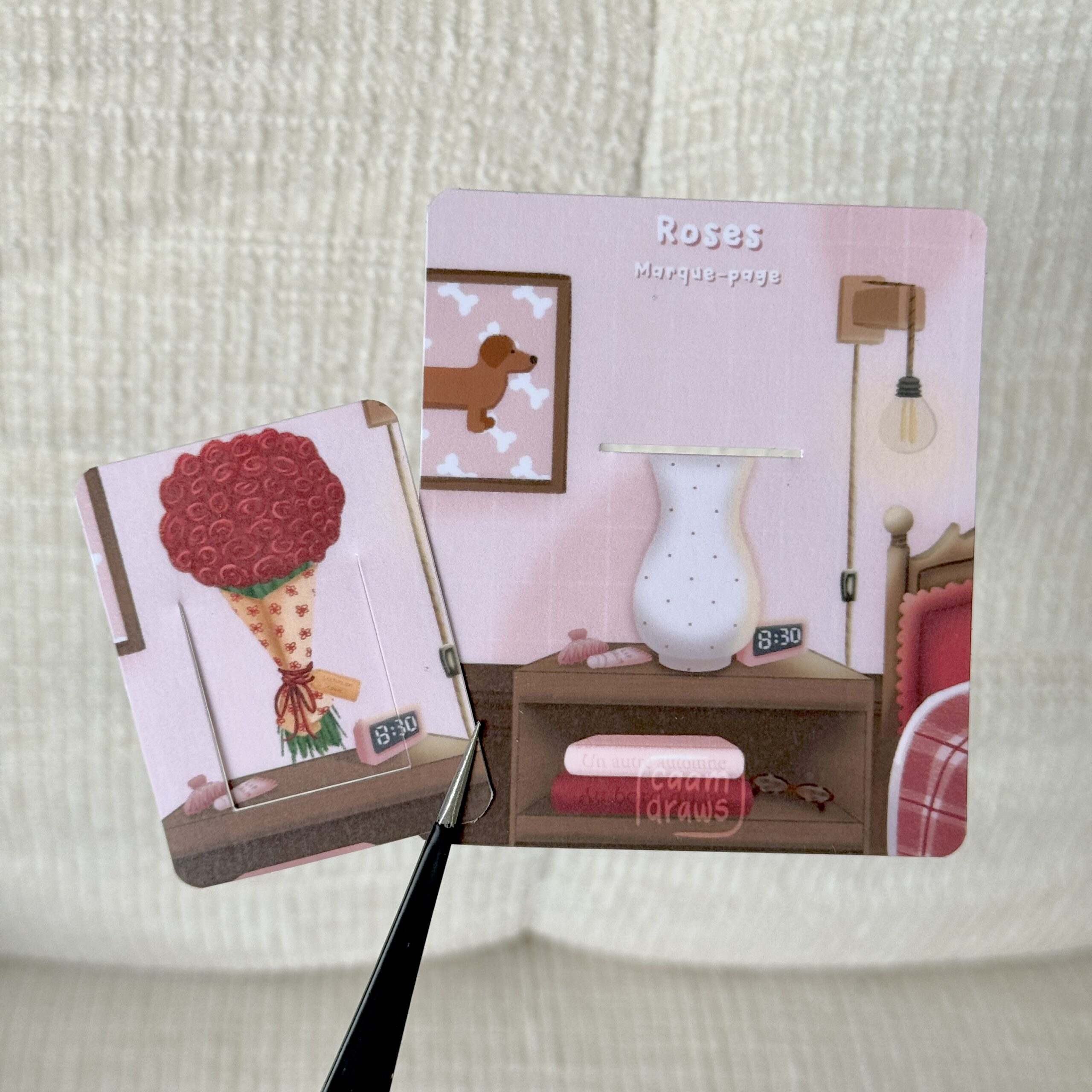 Marque-page Roses – Image 3
