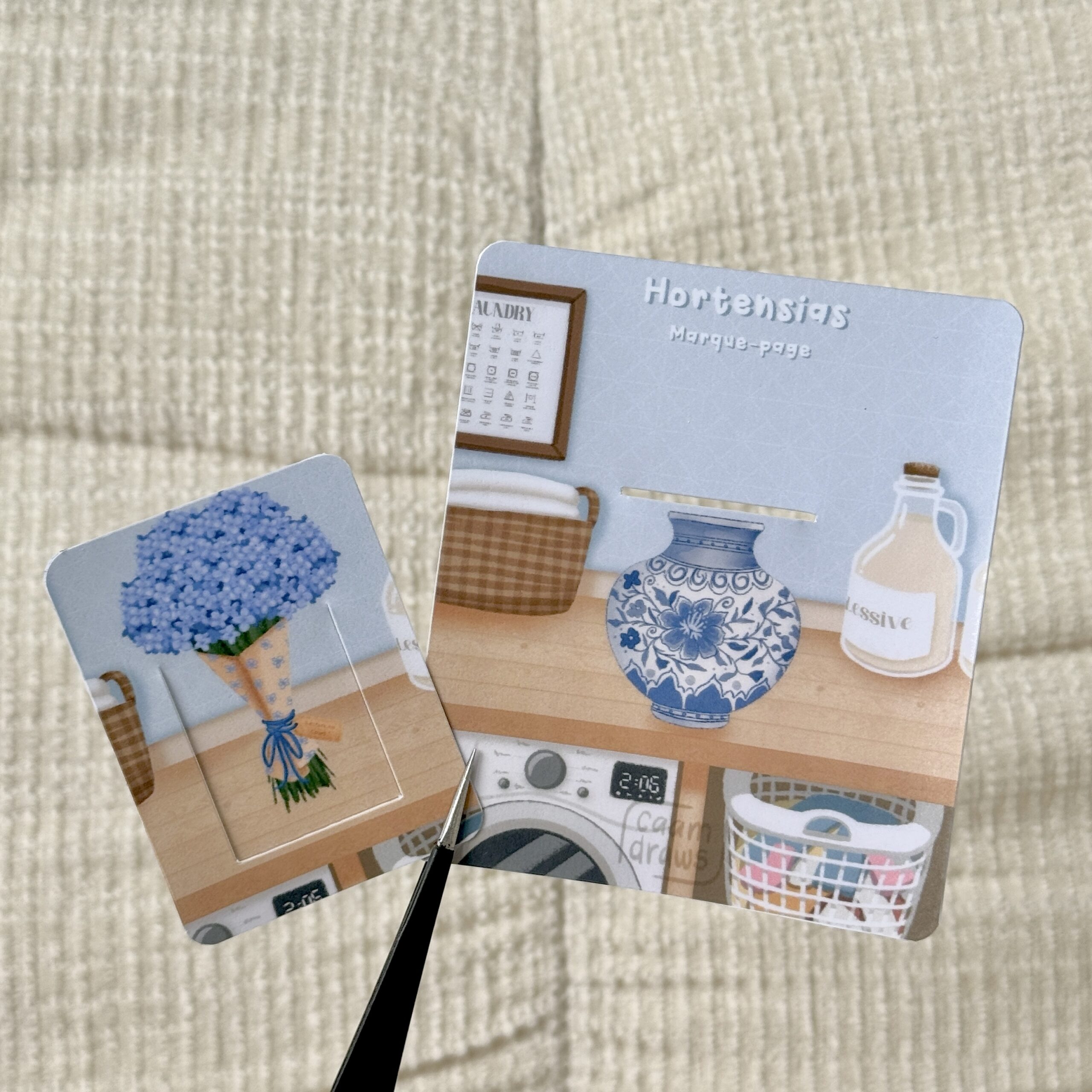 Marque-page Hortensias – Image 3