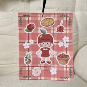 Planche de stickers Pomme