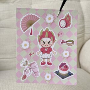 Planche de stickers Fruit du Dragon