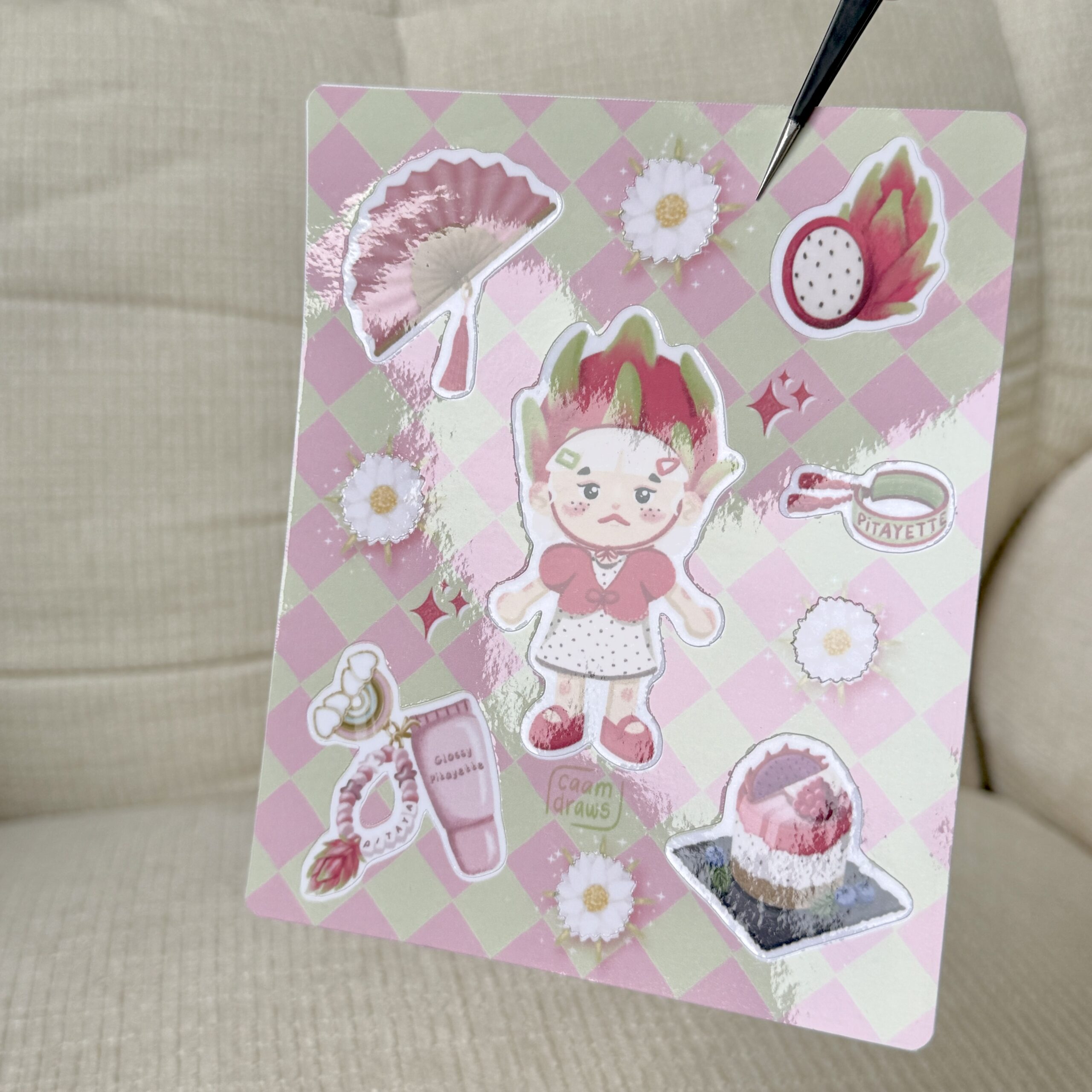 Planche de stickers Fruit du Dragon – Image 2