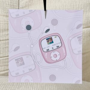 Affiche Lecteur Mp3 rétro