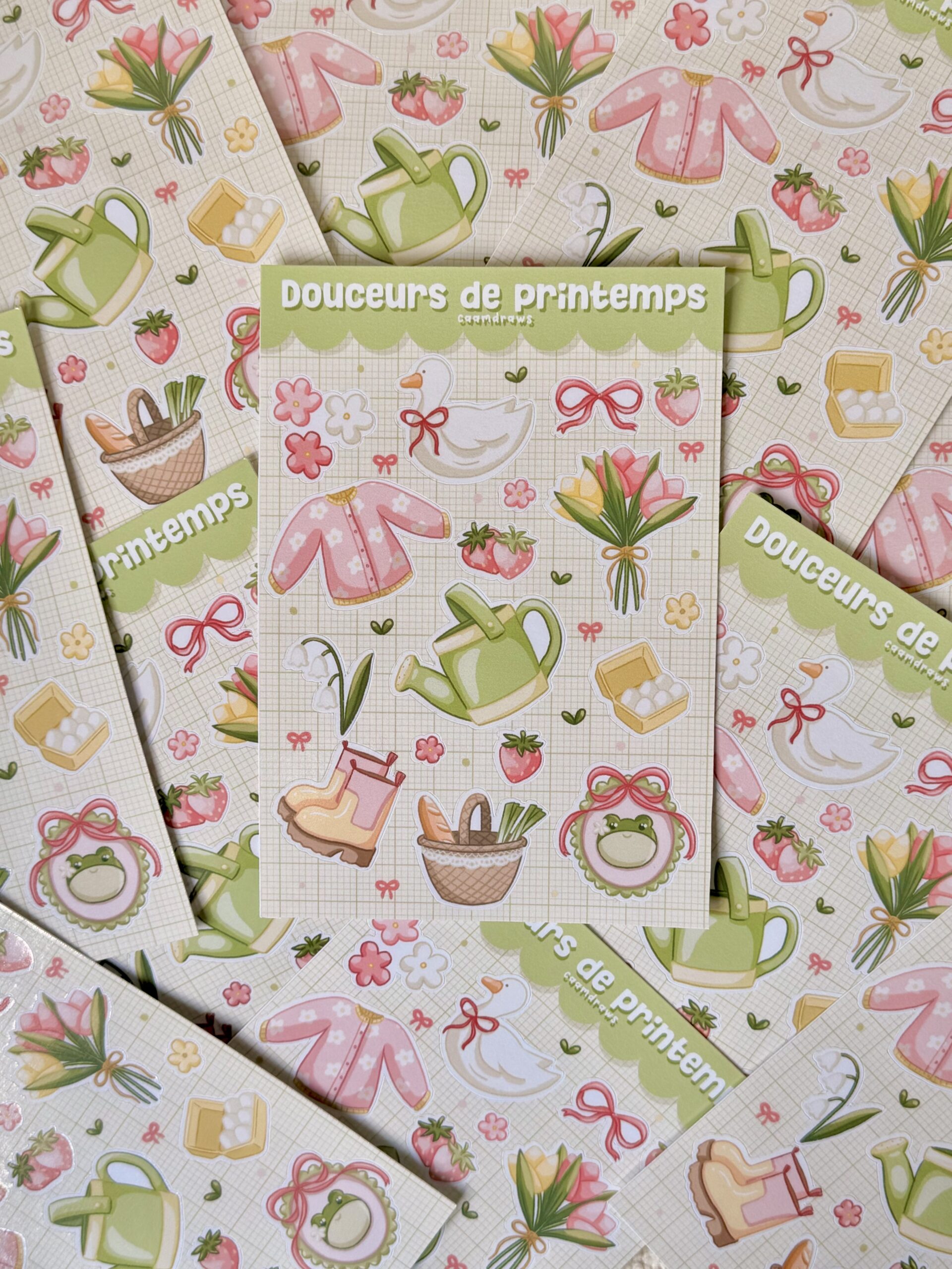 Planche de stickers "douceurs de printemps" – Image 4